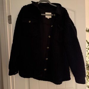 Black Sherpa Jacket
